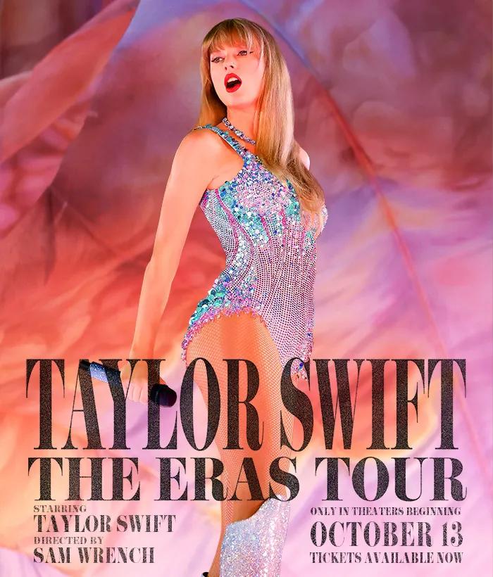 Cartel oficial de Taylor Swift: The Eras Tour.