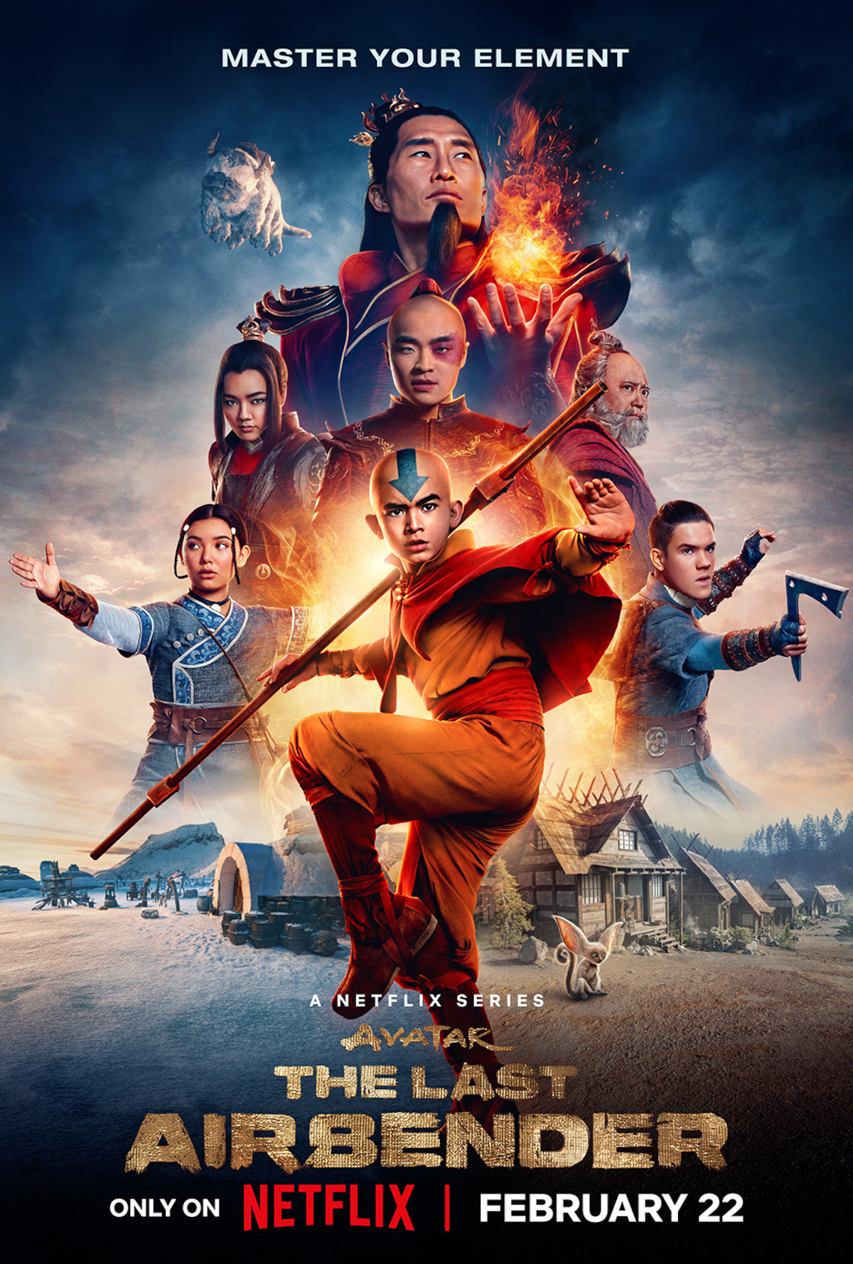 Avatar: La leyenda de Aang. Póster