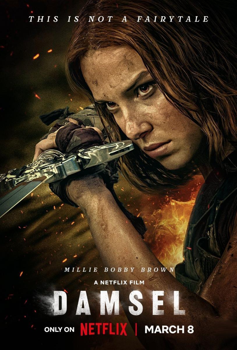 Poster Oficial Damsel Netflix_Millie Bobie Brown