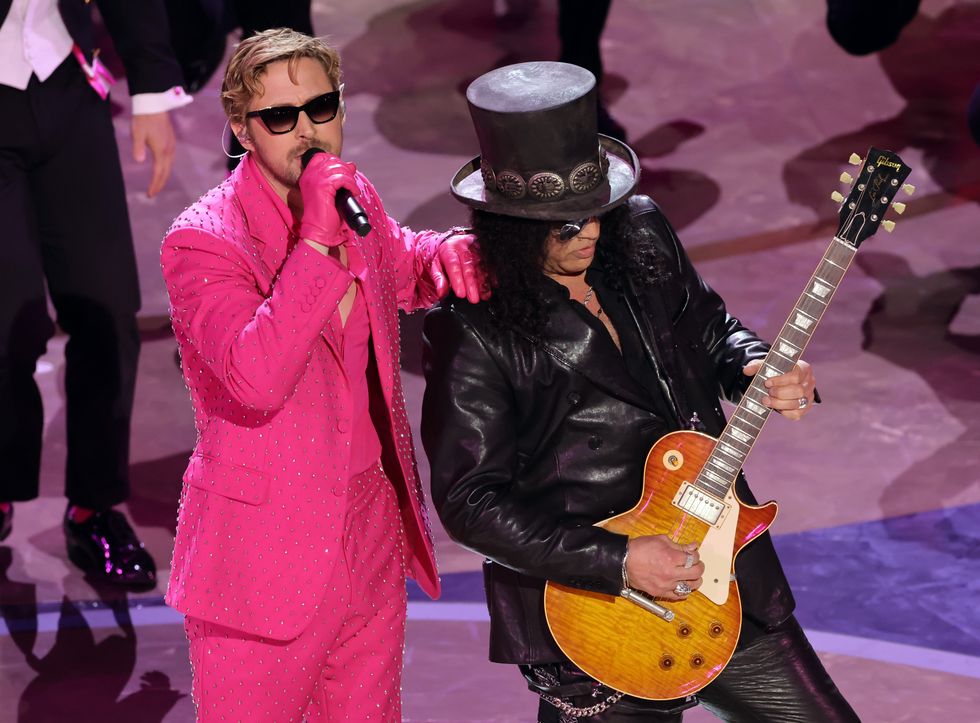 Ryan Gosling and Slash Getty Images Kevin Winter