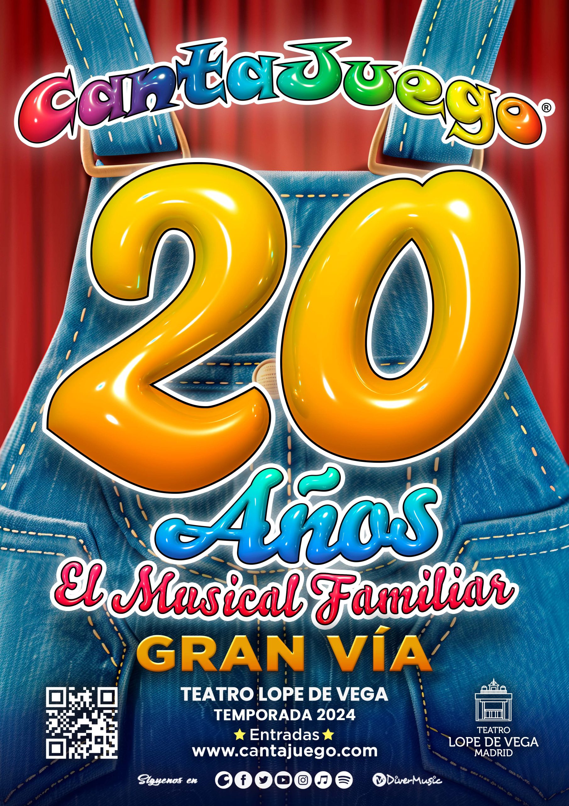 Canta juegos 20 aniversario