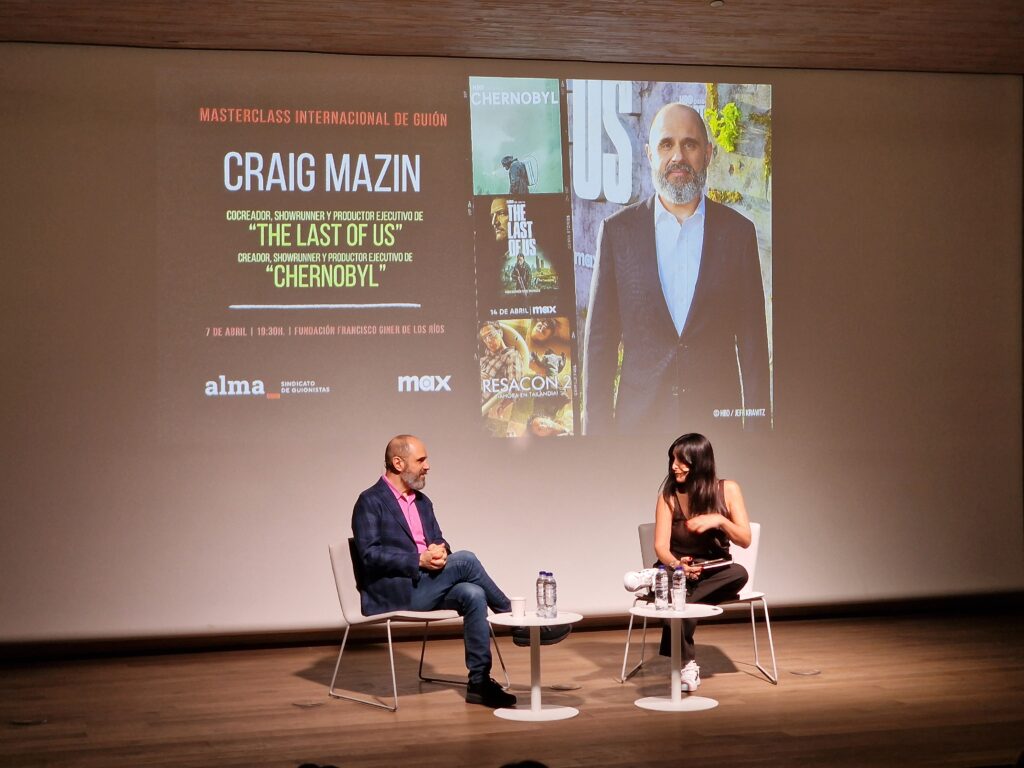 Craig Mazin Masterclass guion The Last of Us Madrid