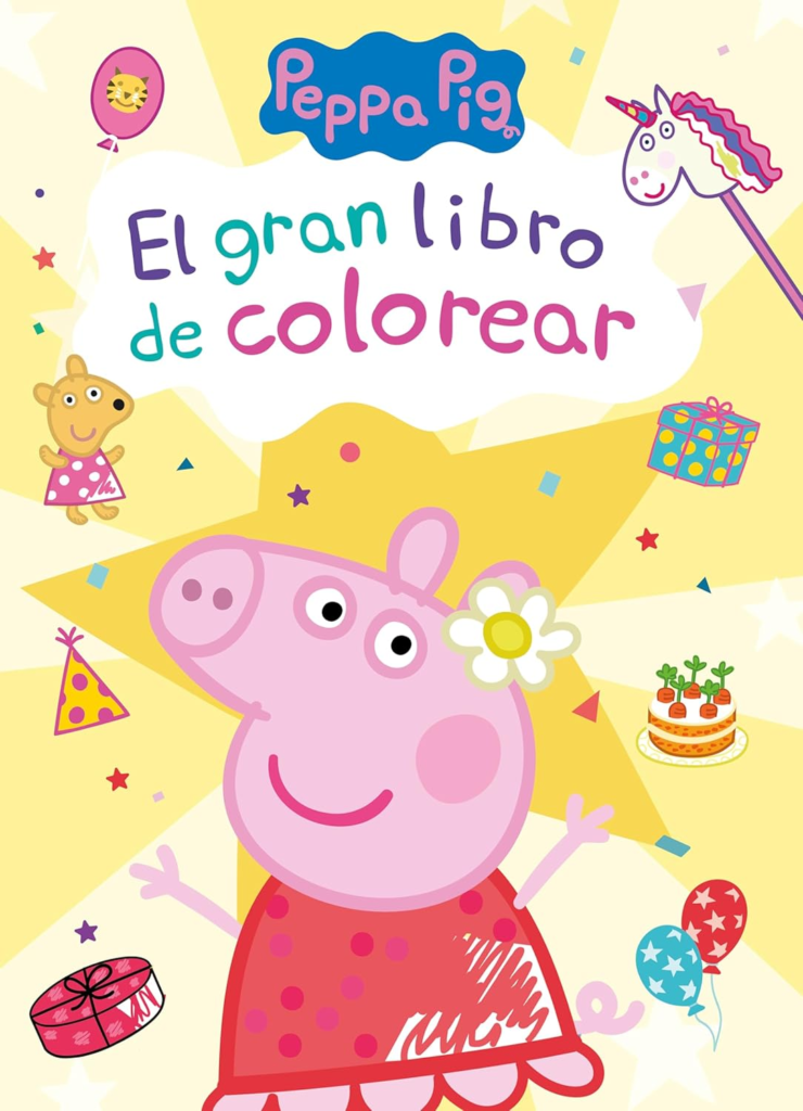 El gran libro de colorear de Peppa Pig
